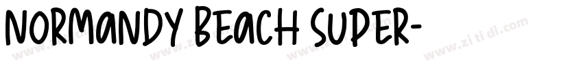 Normandy Beach Super字体转换